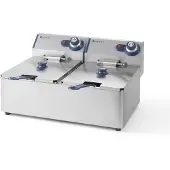 Hendi Kitchen Line Tischfritteuse 2x6l 230v