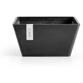 Ecopot's Blumentopf "BERLIN Dark Grey", BxTxH: 31x31x15,5 cm