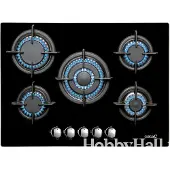 CATA L 7005 CI, Schwarz, Integriert, 70 cm, Gaskochfeld, 5 Zone(n), 5 Zone(n)