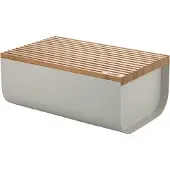 Alessi Brotkorb + Brotplatte Mattina Warm Grey