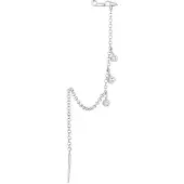 Elli Ohrringe Earcuff Durchzieher Zirkonia Single 925 Silber Elli Silber