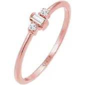 Elli Ring Topas Edelsteine Verlobung 925 Sterling Silber Elli Premium Rosegold