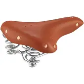 Selle Monte Grappa Sattel weicher Leder Cognac