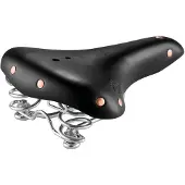 Selle Monte Grappa Sattel weiches Lederschwarz