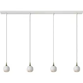 Lucide Pendelleuchte Favori in Weiß GU10 4-flammig