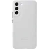 Samsung Original Galaxy S22 Plus Hülle - Echtes Leder - Backcover/Hard Case - Hellgrau