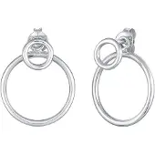 Elli Ohrringe Kreis Rund Einhänger Stecker Geo Trend 925 Silber Elli Silber