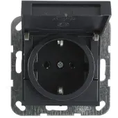 Gira 045428, CEE 7/3, Anthrazit, IP44, 250 V, 16 A
