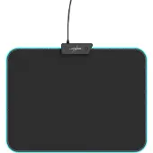 URage LETHALITY 200 ILLUMINATED Gaming-musemåtte Belyst Sort (B x H x T) 350 x 3 x 260 mm