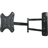 Hama 108732 TV-Wandhalterung Fullmotion 19-48' Schwarz Wandhalter TV-Wandträger Flachbildschirm Fernseher TV-Halterung für die Wand schwenkbar neigbar