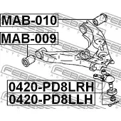 FEBEST Trag-/Führungsgelenk 0420-PD8LRH