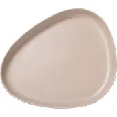 Lind DNA Teller Stoneware Platter Plate Sand