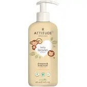 ATTITUDE Baby Leaves 2-in-1 Shampoo & Body Wash Peer Nectar 473 ml Waschgel