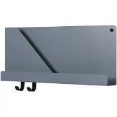 Muuto Folded Wandregal, 51 x 22 cm, blaugrau