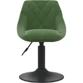 vidaXL Barhocker Dunkelgrün Samt