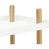 Normann Copenhagen Block Trolley White - , Weiß, Metall