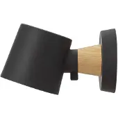 Normann Copenhagen Rise Wandleuchte Hardwired Black - , Schwarz, für Wohnzimmer, Metall