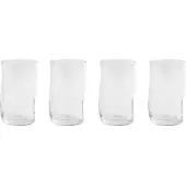 Muubs - Glas Furo L - Klar 4 Stück