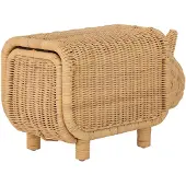 Bloomingville Blooming Ville Mini Soffe Hocker Mit Stauraum | Natur | Rattan | 82055533