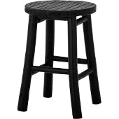 Bloomingville Blooming Ville Bilbo Hocker | Schwarz | Bambus | 82053720