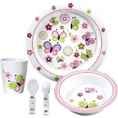 Brunner Butterfly Kindergeschirrset 5 teilig bunt