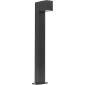 QAZQA Industrielle Stehende Außenlampe Schwarz 65 cm IP44 Baleno
