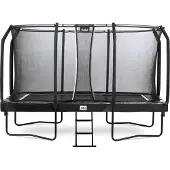 Salta First Class Trampolin - 244x427cm - Schwarz Mit Leiter (5376a)