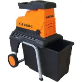 ATIKA ALF 2600-2 Leise-Walzenhäcksler Gartenhäcksler Schredder | 230V | 2600W
