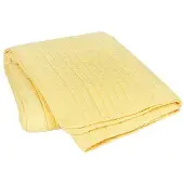 Broste Copenhagen Sena Plaid - goldenes Vlies gelb