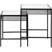 Nordal Rona Tisch mit Glasplatte