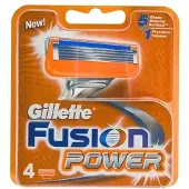 Gillette Fusion Power - Lame di ricambio da 4 ricambi
