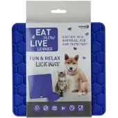 Eat Slow Fun & Relax Lick Mat - Blau