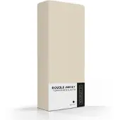 Romanette Topper Spannbettlaken Kamel (Double Jersey)-1-person (80/90/100 x 200/210/220 cm)