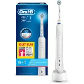 Oral-B PRO 1 200 Elektrische Zahnbürste, für eine sanfte Reinigung bei empfindlichem Zahnfleisch, Farbe: Weiß