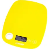 Mesko Home MS 3159y, Elektronische Küchenwaage, 5 kg, 1 g, Gelb, Arbeitsplatte, Rechteck