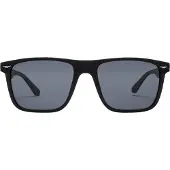 Police POISPLE02 Unisex-Sonnenbrille Vollrand Quadratisch Kunststoff-Gestell, schwarz
