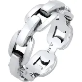 KUZZOI Ring Herren Anker Kettenring Trend 925 Silber Kuzzoi Silber