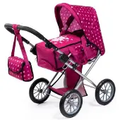 Bayer - Dolls Pram - City Star - Purple & Pink (13667AA)