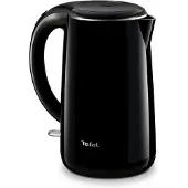 Tefal Safe'Tea KO2608, 1,7 l, 1800 W, Schwarz, Drahtlos