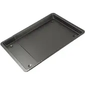 Zenker Black Metallic Herdbackblech Ausziehbar, Backblech, Back Blech, Kuchenblech, Antihaft Classic, Schwarz, L 37 - 52 cm, 6540
