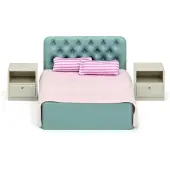 Lundby Puppenhausmöbel Schlafzimmerset