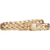 Vanzetti Gürtel Braided Women's Belt W90 Gold Metallic