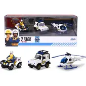 Dickie Toys Feuerwehrmann Sam 3-Pack, Spielfahrzeug