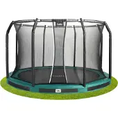 Salta Premium Ground bodentrampolin 396 mit sicherheitsnetz