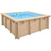 Interline Holzpool Bali Rechteck 210x210cm, 50700234