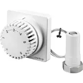 Oventrop OV Thermostat Uni FH m Fernverst. weiß Kapillarrohr 5000mm