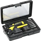 Stanley Pistolen-Ratschen-Set mit schwenkbarem Gelenkgriff 40-teilig, 279,4 mm, 180,3 mm, 762 g, 38 Stück(e)