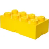 LEGO Aufbewahrungsbox Spielzeugkiste Box 8er, 50x25x18 cm, stapelbar, Farbe:gelb