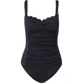 Hunkemoller Scallop vorgeformter Badeanzug mit Struktur
