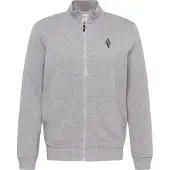 SKECHERS Herren Kapuzenloser Hoodie GO WALK Everywhere Full Zip Jacke, Hellgrau, X-Large